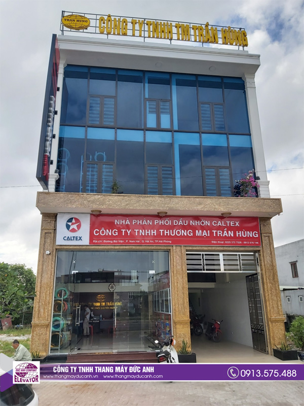 Bàn giao, nghiệm thu thang máy công ty TNHH TM Trần Hùng tại Hải An