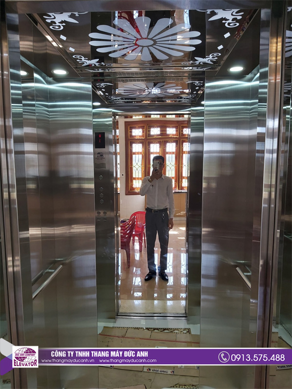 Lắp đặt thang máy biệt thự 350kg cho công trình của ông Hiếu tại Đồ Sơn