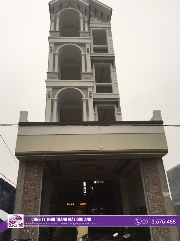 Công trình lắp đặt thang máy gia đình 350kg tại An Lão Hải Phòng