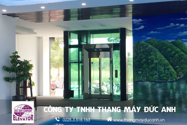 Bàn giao thang máy kính bể bơi tại khách sạn Bảo Minh, Quảng Ninh