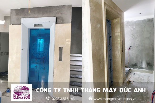 lắp đặt thang máy gia đình 450kg tại ecopark thủy nguyên