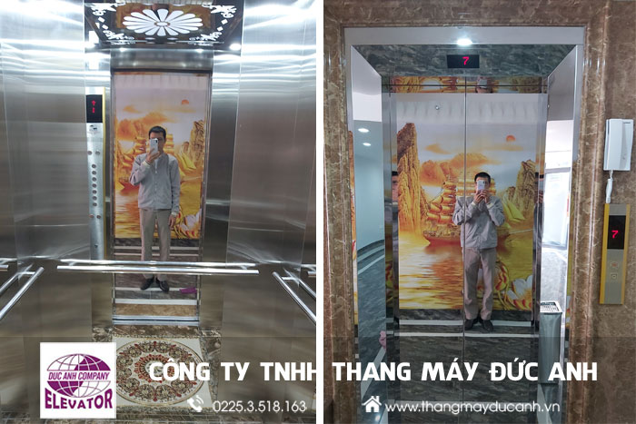 Bàn giao thang máy khách sạn 350kg tại Ngô Quyền, Hải Phòng