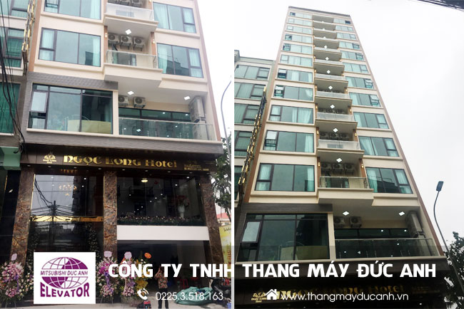 bàn giao thang máy khách sạn 630kg tại thanh hóa