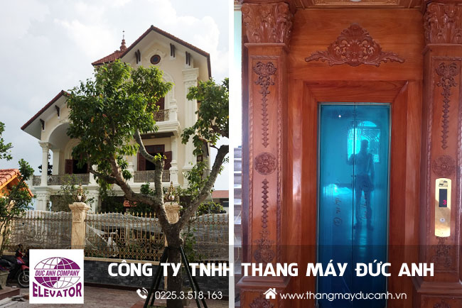 bàn giao thang máy biệt thự 350kg tại Hải Phòng