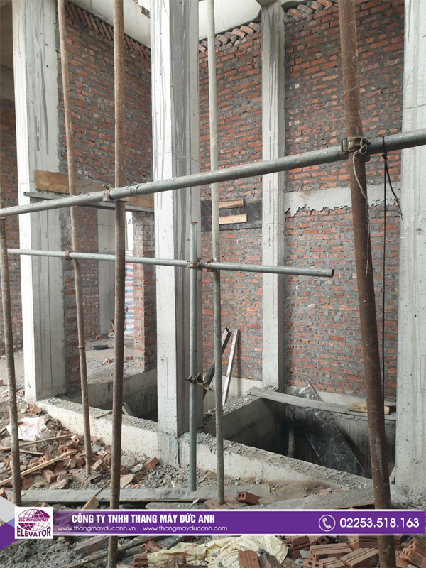 Hình ảnh thực tế công trình lắp đặt thang máy tại bến xe Vĩnh Niệm