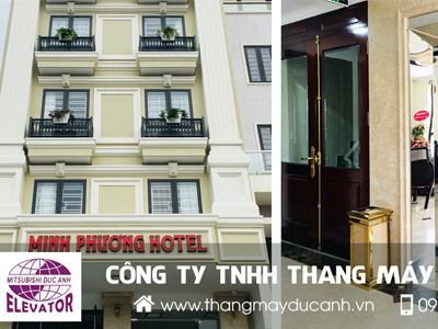 Tham quan, kiểm tra vận hành thang máy tải khách tại khách sạn Minh Phương, Hải Phòng