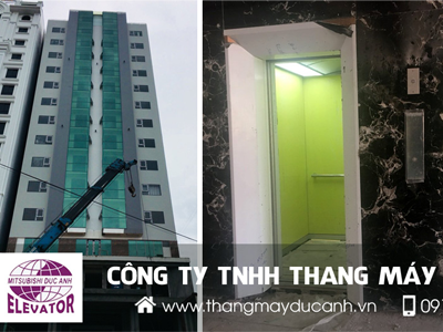 Thiết kế, lắp đặt thang máy tải khách sang trọng tại Khách sạn Âu Lạc – Quảng Ninh