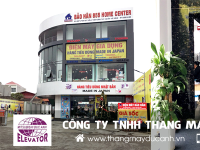 Thiết kế, thi công thang máy tải khách 750kg tại Trung tâm điện máy Bảo Hân – Hải Phòng