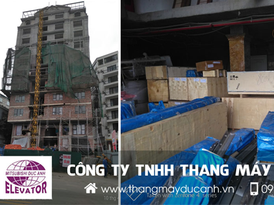 Ký hợp đồng, xuống hàng lắp đặt thang máy khách sạn 750kg tại Quảng Ninh