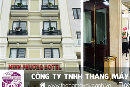 Tham quan, kiểm tra vận hành thang máy tải khách tại khách sạn Minh Phương, Hải Phòng