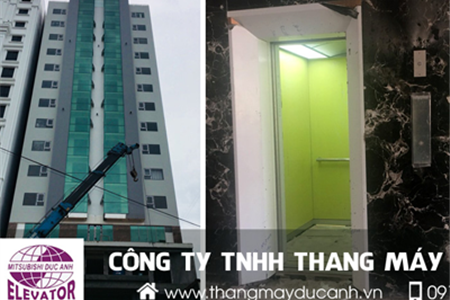 Thiết kế, lắp đặt thang máy tải khách sang trọng tại Khách sạn Âu Lạc – Quảng Ninh