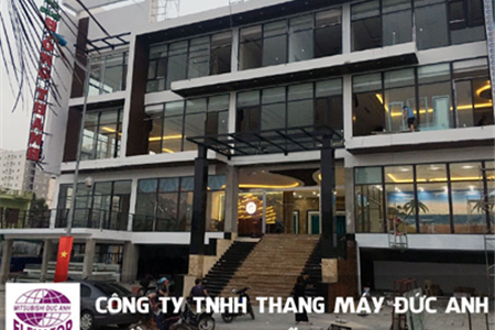 Thi công lắp đặt thang máy tải khách, khách sạn Hồng Thanh tại Sầm Sơn, Thanh Hóa