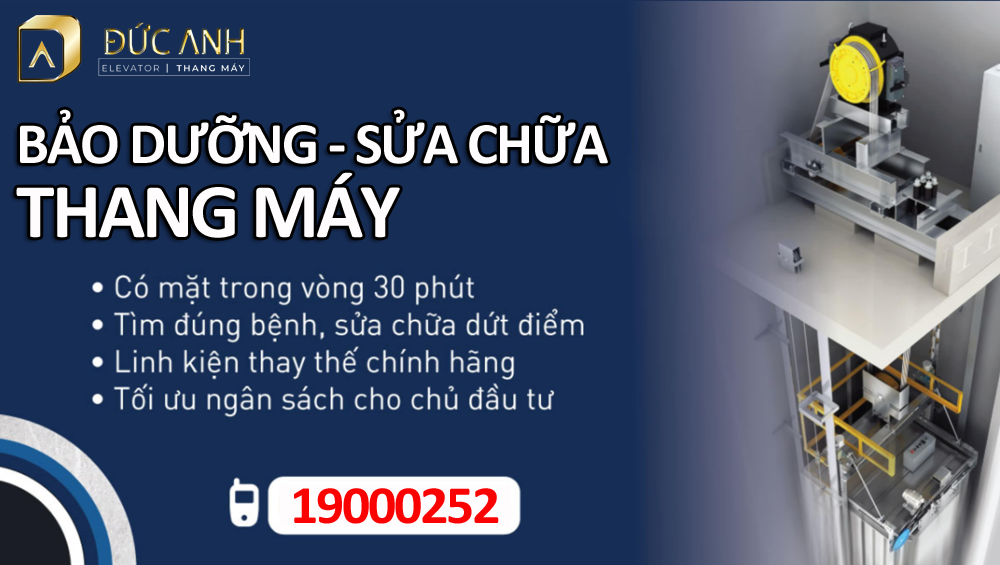 Chuyên sửa chữa, bảo dưỡng thang máy uy tín, chuyên nghiệp số 1 thị trường