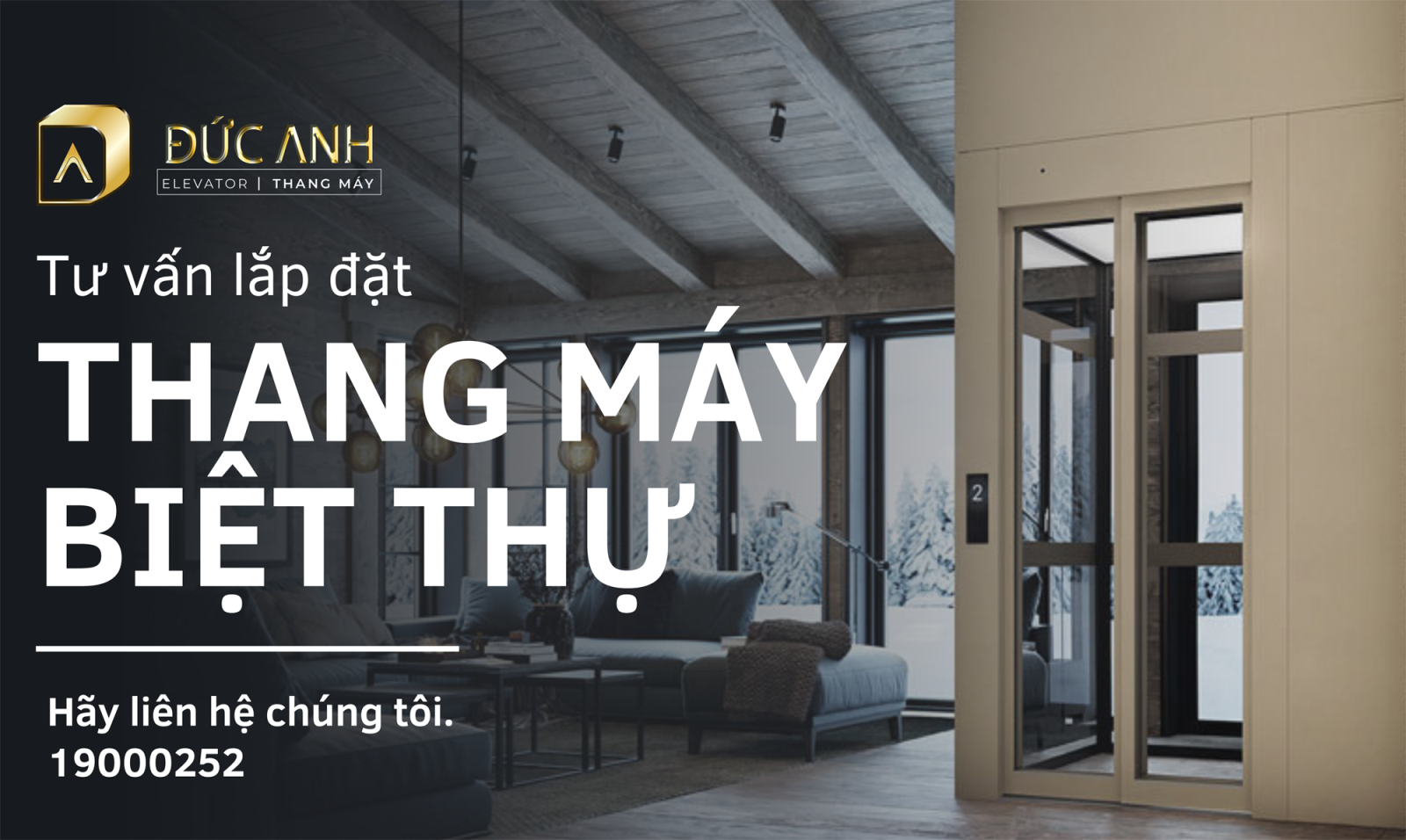 Chuyên lắp đặt thang máy biệt thự đẹp, chất lượng tại Ninh Bình