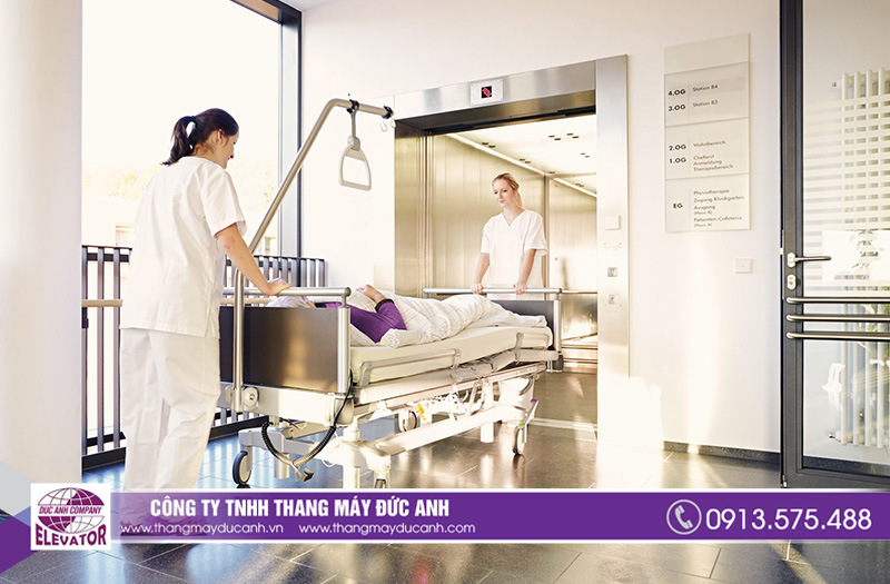 Thang máy bệnh viện giúp nâng cao chất lượng phục vụ cho bệnh nhân