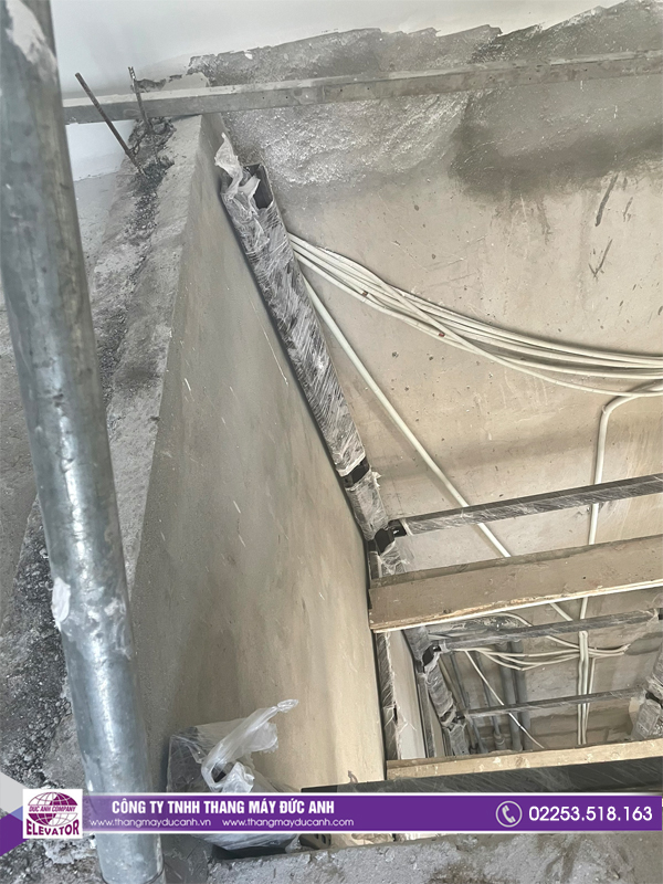 Kiểm tra và tư vấn lắp đặt khung thép thang máy gia đình 350kg tại Hải Phòng