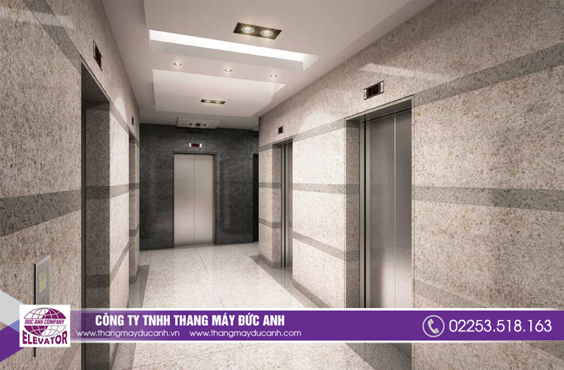Thang máy tải khách 450kg thường phù hợp với các văn phòng từ 4 đến 7 tầng