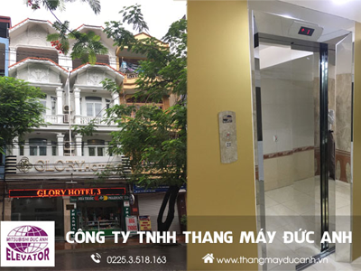 Dự án cải tạo thang máy khách sạn Glory 3 tại Văn Cao, Hải Phòng
