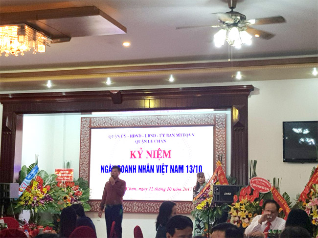 Hoạt động kỷ niệm ngày doanh nhân Việt Nam tại Hải Phòng.