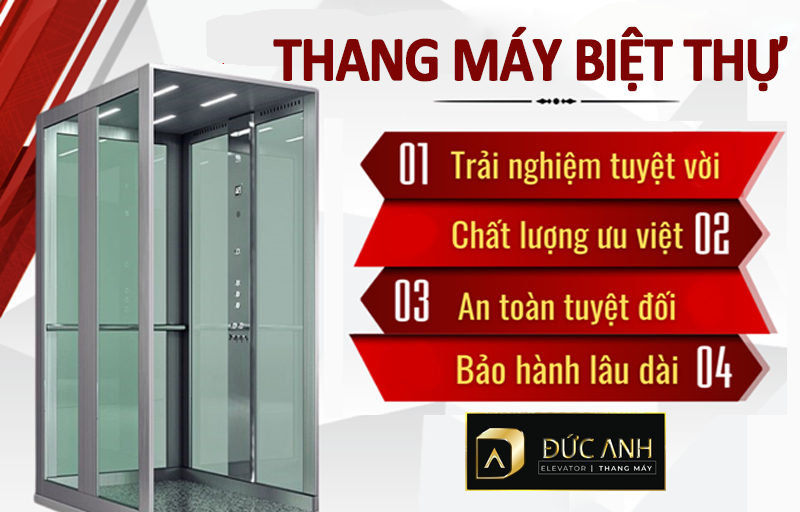 Thang Máy Đức Anh thiết kế, lắp đặt thang máy biệt thự uy tín, sang trọng tại Hải Phòng