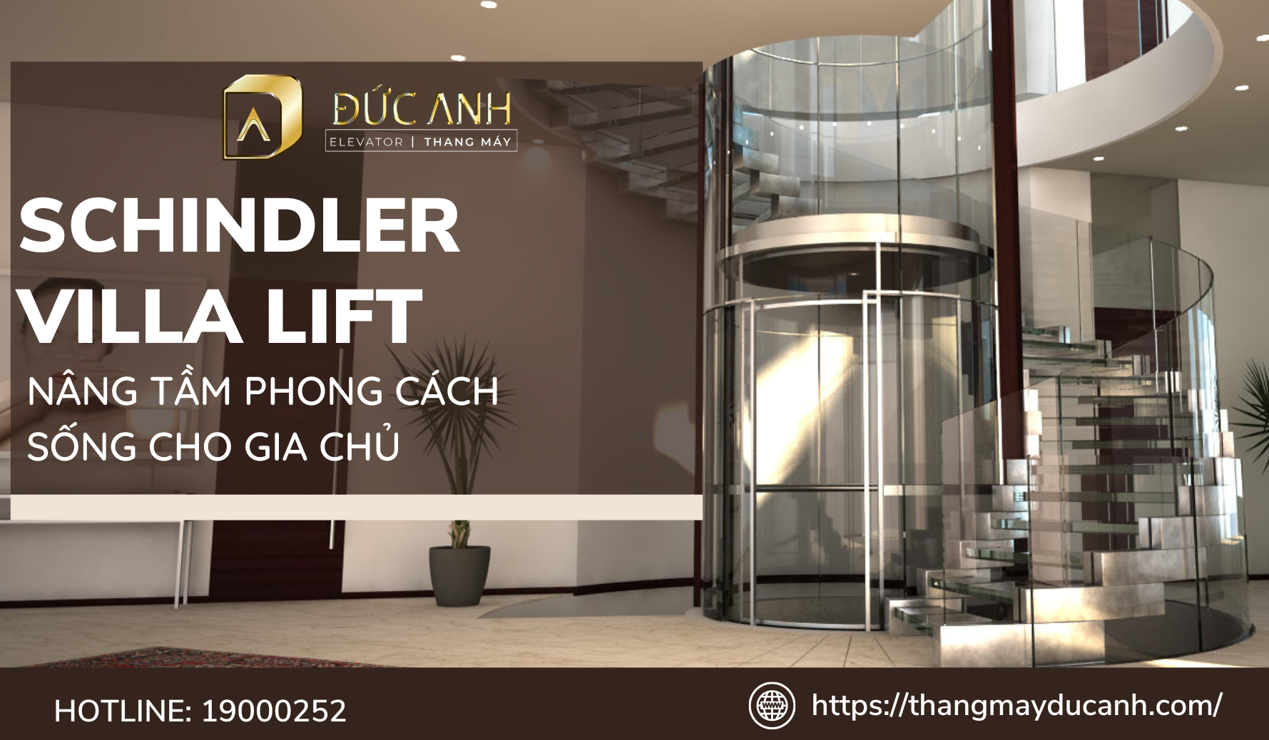 Schindler Villa Lift- Dòng thang máy số 1 cho nhà biệt thự