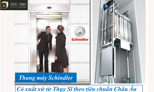 Thang máy Schindler nhập khẩu chính hãng, uy tín chỉ có tại Thang Máy Đức Anh